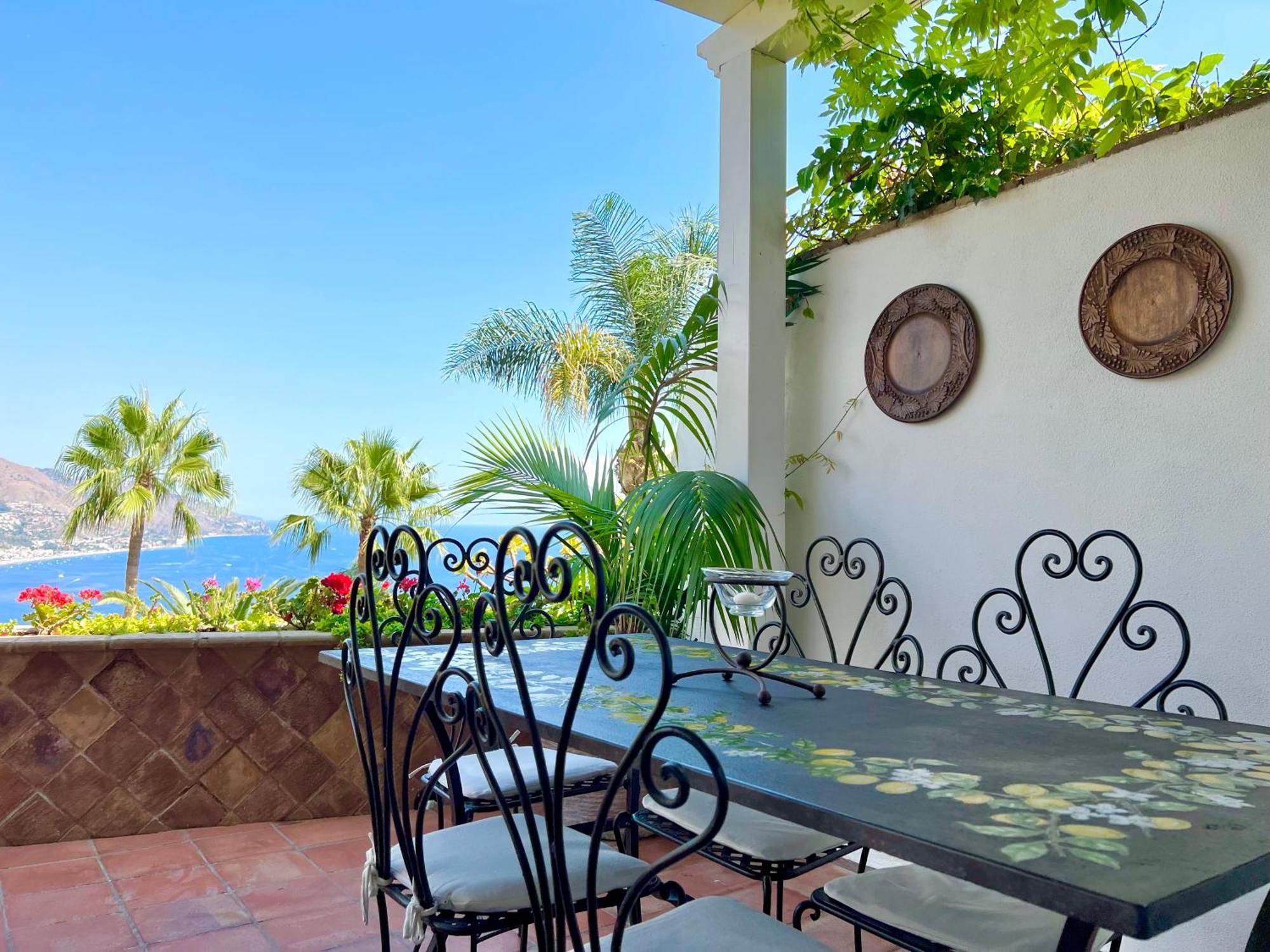 Villa Lou Taormina Private Villa With Panoramic Sea View Pool 외부 사진