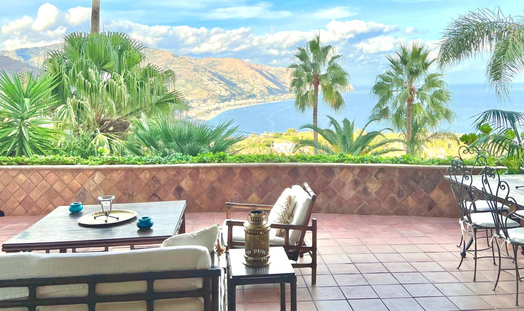 Villa Lou Taormina Private Villa With Panoramic Sea View Pool 외부 사진