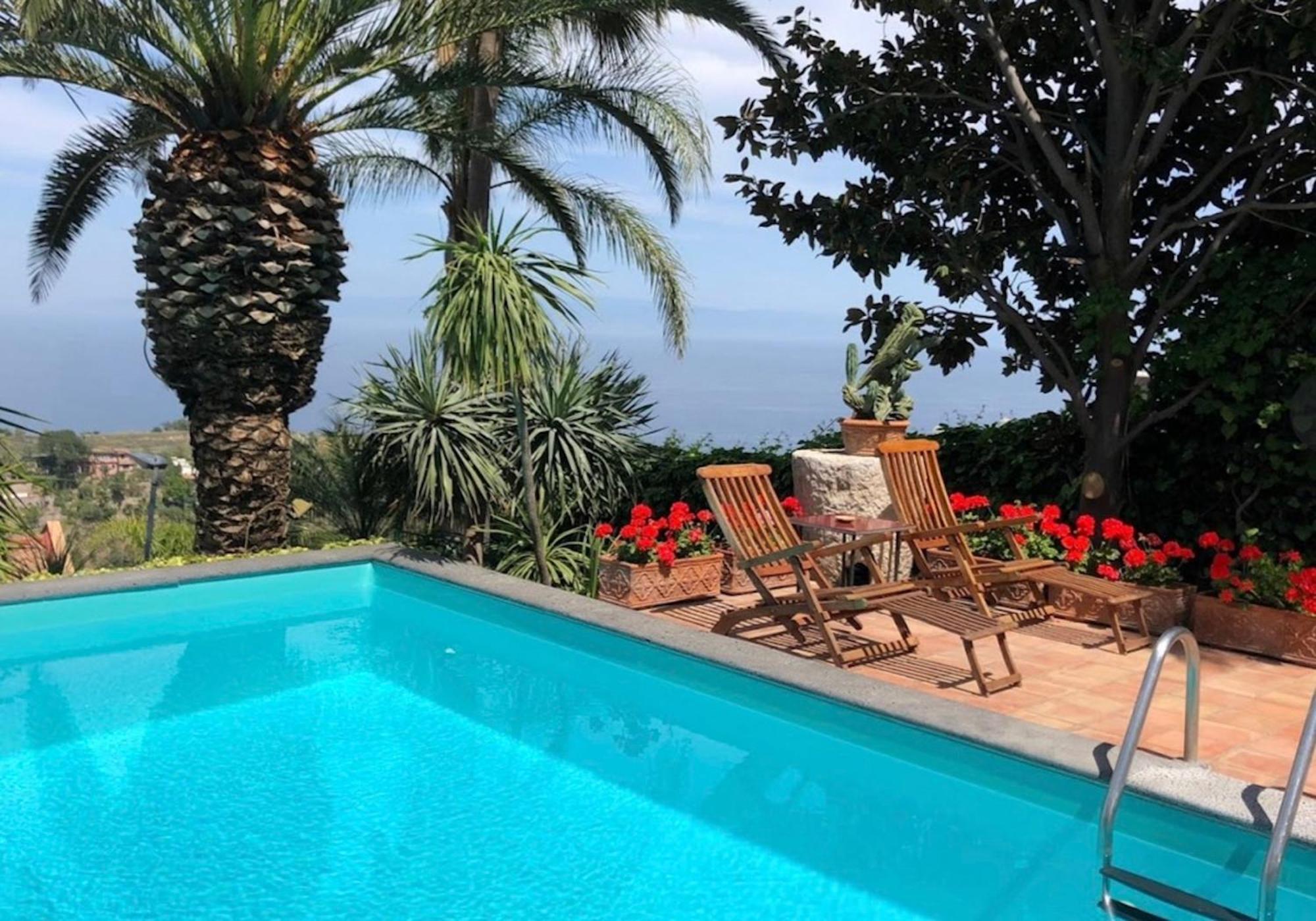 Villa Lou Taormina Private Villa With Panoramic Sea View Pool 외부 사진