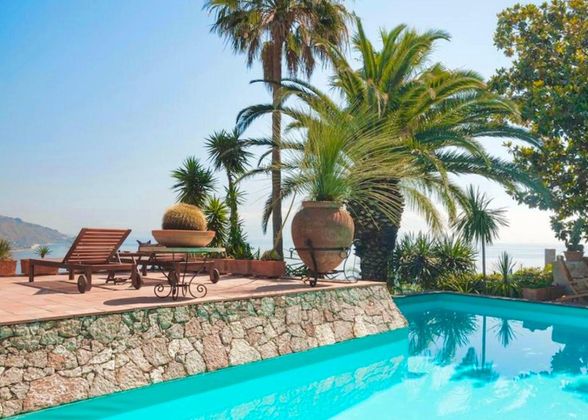 Villa Lou Taormina Private Villa With Panoramic Sea View Pool 외부 사진