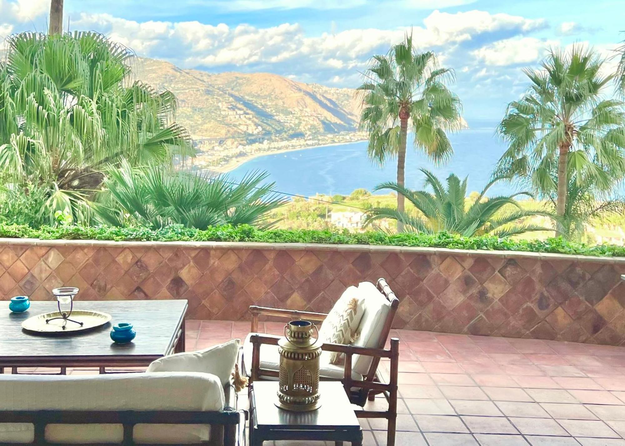 Villa Lou Taormina Private Villa With Panoramic Sea View Pool 외부 사진